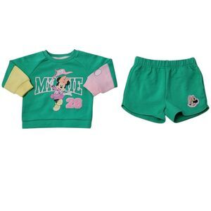 Character Toddler Girls 2-Piece Soft French Terry Set - Minnie Mouse